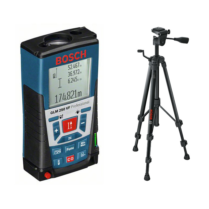Лазерный дальномер Bosch GLM 250 VF + BT 150 (0.615.994.02J)
